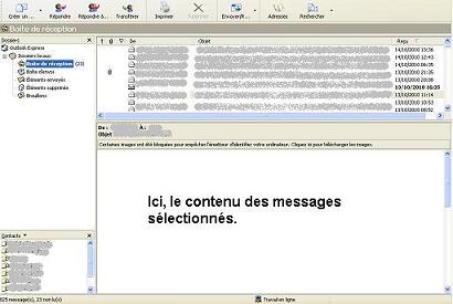 Image d'un Exemple MS Outlook