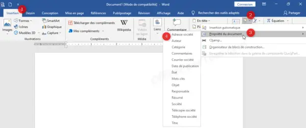 Insérer, modifier et supprimer une page de garde dans Word – OfficePourTous