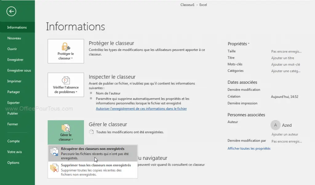 Recuperer un document openoffice non enregistre